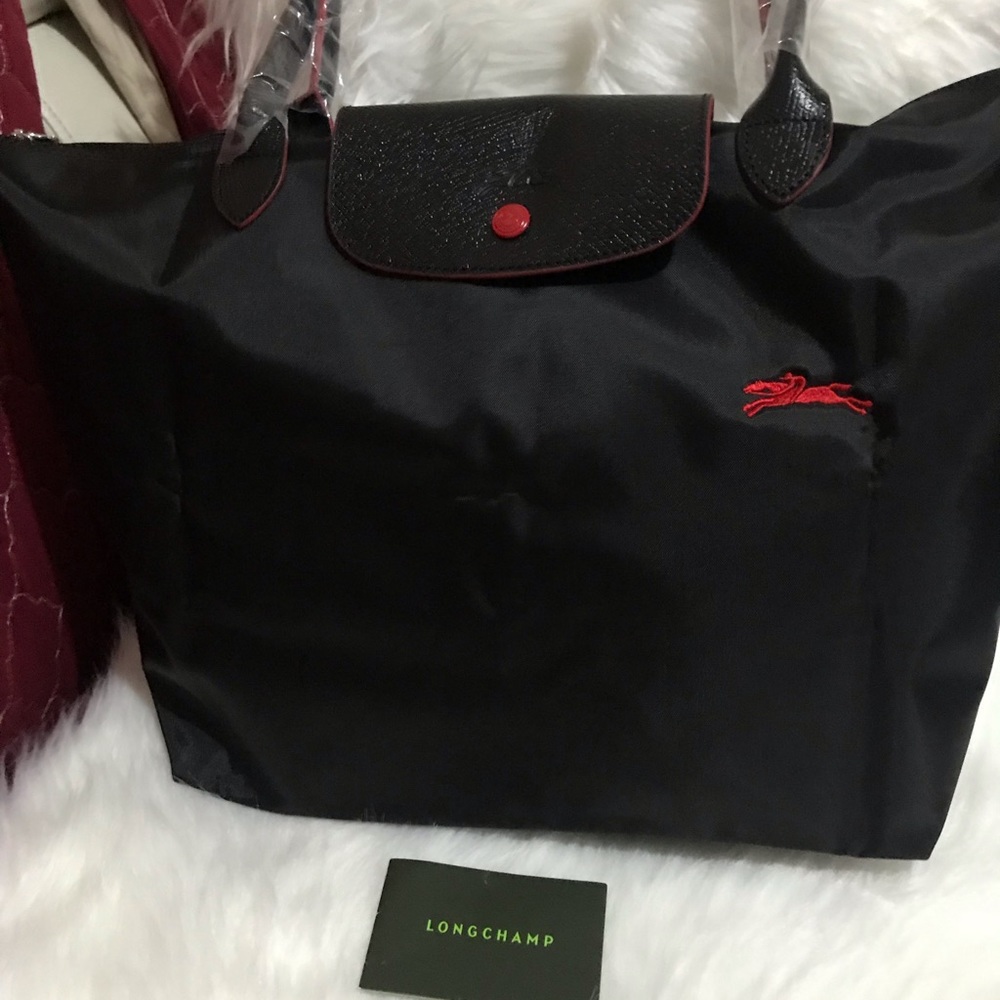 NWT. Longchamp Le Pliage CLUB Large NBLUE Tote - Picture 2 of 9